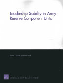 Leadership stability in Army Reserve component units /