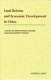 Land reform and economic development in China : a study of institutional change and development finance /