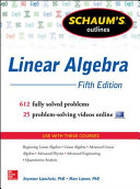 Schaum's outlines: linear algebra /