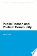 Public reason and political community /