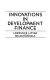 Innovations in development finance /