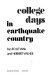 College days in earthquake country ; ordeal at San Francisco State, a personal record /