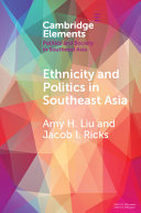 Ethnicity and politics in Southeast Asia /