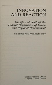 Innovation and reaction : the life and death of the Federal Department of Urban and Regional Development /