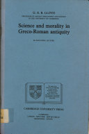 Science and morality in Greco-Roman antiquity : an inaugural lecture /