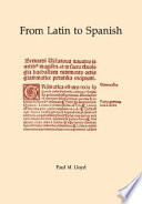 From Latin to Spanish /
