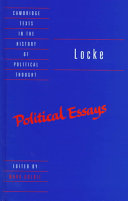 Locke : political essays /