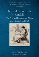 Peter's letters to his kinsfolk /
