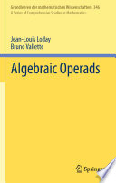 Algebraic operads /