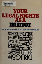 Your legal rights as a minor /