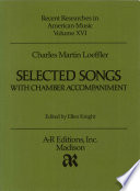 Selected songs with chamber accompaniment /
