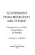 "Government from reflection and choice" : constitutional essays on war, foreign relations, and federalism /