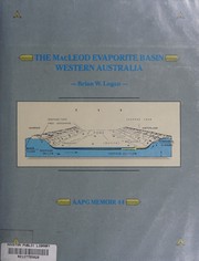 The MacLeod evaporite basin, western Australia ; holocene environments, sediments and geological evolution /