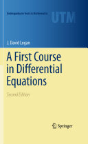 A first course in differential equations /