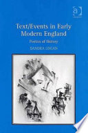 Text/events in early modern England : poetics of history /