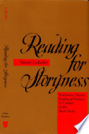 Reading for storyness : preclosure theory, empirical poetics, and culture in the short story /