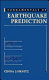 Fundamentals of earthquake prediction /