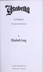 Ysabella de Trastámara : First Lady of the Renaissance /