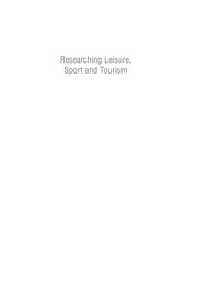 Researching leisure, sport and tourism /