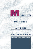 Modern poetry after modernism /