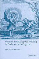 Women and religious writing in early modern England /