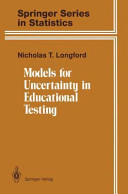 Models for uncertainty in educational testing /
