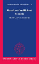 Random coefficient models /