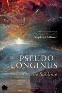 Pseudo-Longinus : On the sublime /