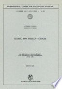 Coding for Markov sources : course held at the Department for Automation and Information, June 1971 /