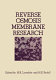 Reverse osmosis membrane research /