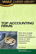 Vault guide to the top accounting firms /