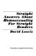 Straight answers about homosexuality for straight readers /