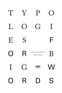 Typologies for big words /