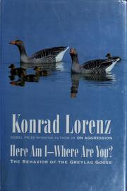 Here am I--where are you? : the behavior of the greylag goose /