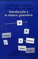 Introducción a la sintaxis generativa : la teoría de principios y parámetros en evolución /