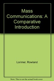 Mass communications : a comparative introduction /