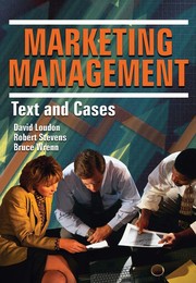 Marketing management : text and cases /