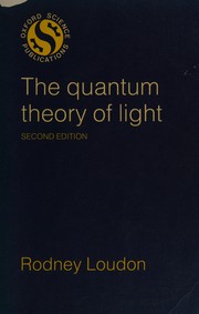 The quantum theory of light /