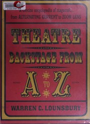 Theatre backstage from A to Z /