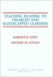 Teaching reading to disabled and handicapped learners /