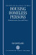 Housing homeless persons : administrative law and the administrative process /