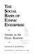 The social basis of ethnic enterprise : Greeks in the pizza business /
