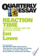 Reaction time : climate change and the nuclear option /