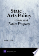 State arts policy : trends and future prospects /