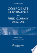 Corporate governance for public company directors /