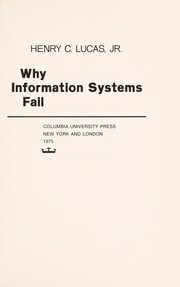 Why information systems fail /