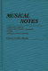 Musical notes : a practical guide to staffing and staging standards of the American musical theatre /