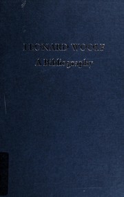Leonard Woolf : a bibliography /