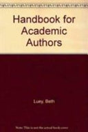A handbook for academic authors /