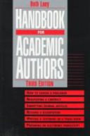 Handbook for academic authors /